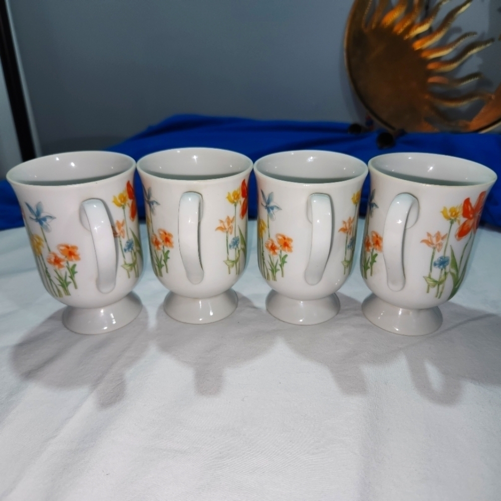 Tivoli Tuscany Mugs Fine China Made in Japan Wildflowers Floral Coffee Tea or Me - Picture 14 of 17